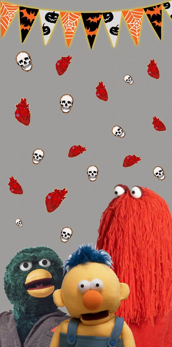 Forest_Kira90's tweet photo. Couldn't find a decent #dhmis wallpaper so I made one. It's not fantastic but it gets the job done. #redguydhmis #yellowguy #greenduck #DontHugMeImScared https://t.co/RfXseTRT97