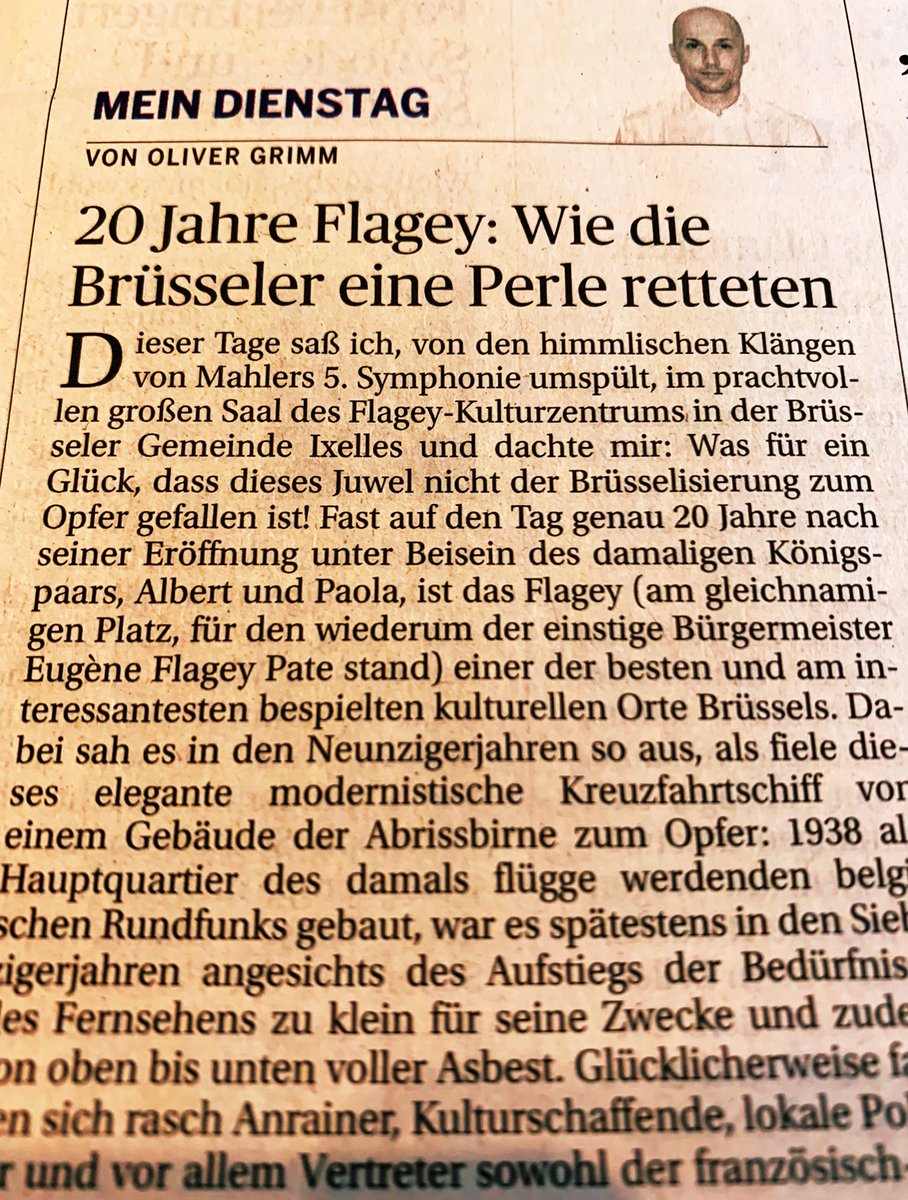 S_Radl's tweet photo. Schon morgens kurz vor 8 in @DiePressecom mein persönliches Highlight der heutigen Zeitungslektüre gefunden … so viele Erinnerungen 😀 #flagey #brüssel #bruxelles #nicememory
@grimmse https://t.co/5Vpjt3vOyQ