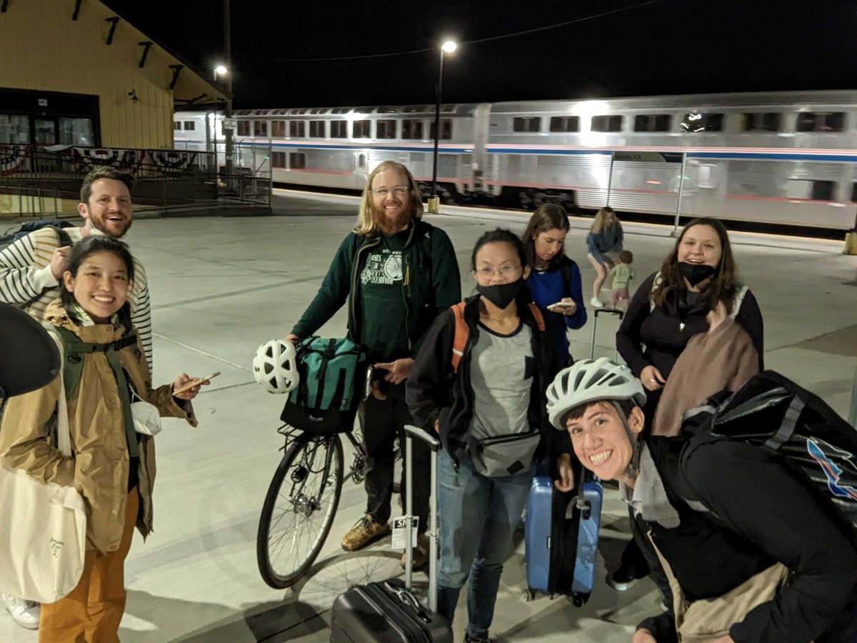 In just 10 hours after departing LA Union Station, we made it to Salinas 🥱