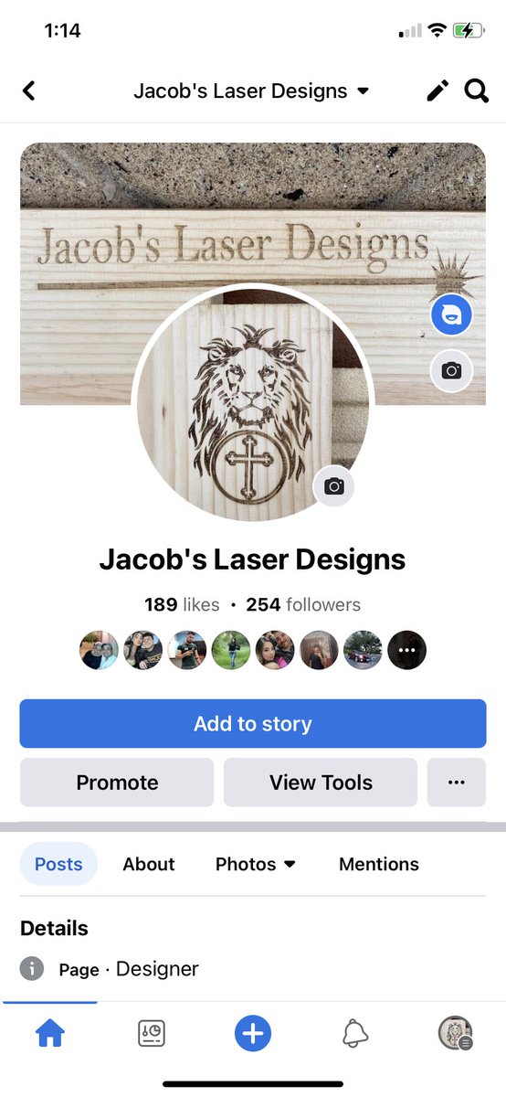 Go follow my page !