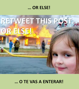 EClementeIngles's tweet photo. #VocActualECI
("… or else!” = "¡…o te vas a enterar!”) (Esa amenaza que se hace cuando uno está de mal humor, como la que se hace al niño que no quiere comerse la sopa o que se ha puesto a jugar con las cenizas del abuelo.)
Pron.: /ɔːr ɛls/
(https://t.co/YPVLec6R7c) https://t.co/5hnuQA5GZy