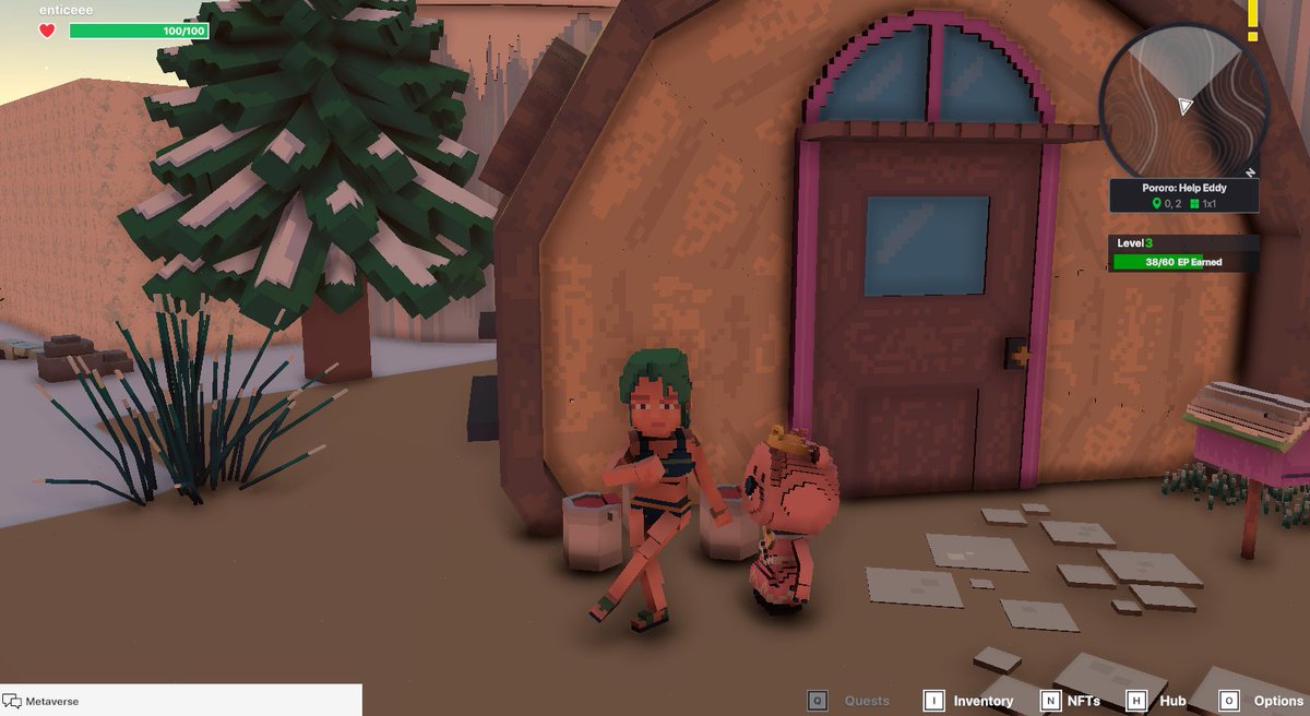EnticeMontez's tweet photo. @TheSandboxGame yes ! I just finished my quest on Pororo experience on the #SandboxAlphaS3 for a chance to win a Season 3 Alpha Pass! Here I am with a cute Pororo. Check out my screenshot!

#Pororo https://t.co/iss6R8vkzQ