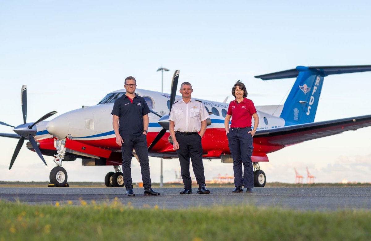 The new B360 aircraft and the back-of-cabin fit-out will boost <a href="/RFDSQld/">Royal Flying Doctor Service (Queensland Section)</a> capabilities. World-leading technology onboard allows crews to fly further and faster, reduces manual handling for our crews, and enhances patient comfort. rfds.co/B360launch