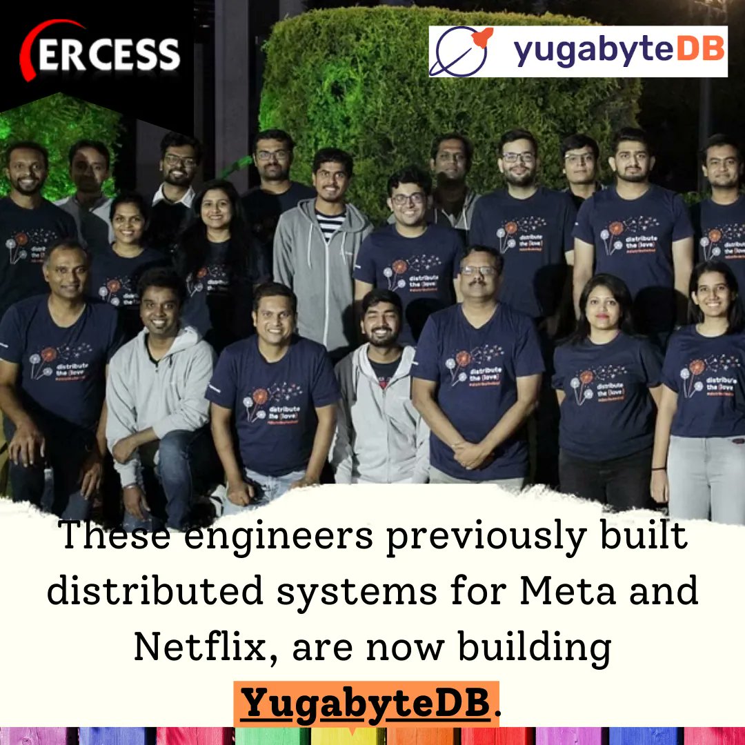 ErcessLive's tweet photo. YugabyteDB is a high-performance transactional distributed SQL database for cloud native applications and is now looking to take its solutions to markets outside of the US and India. This idea fetched the startup about $188 million in October last year.

#YugabyteDB #databases https://t.co/4eZdazTsn8
