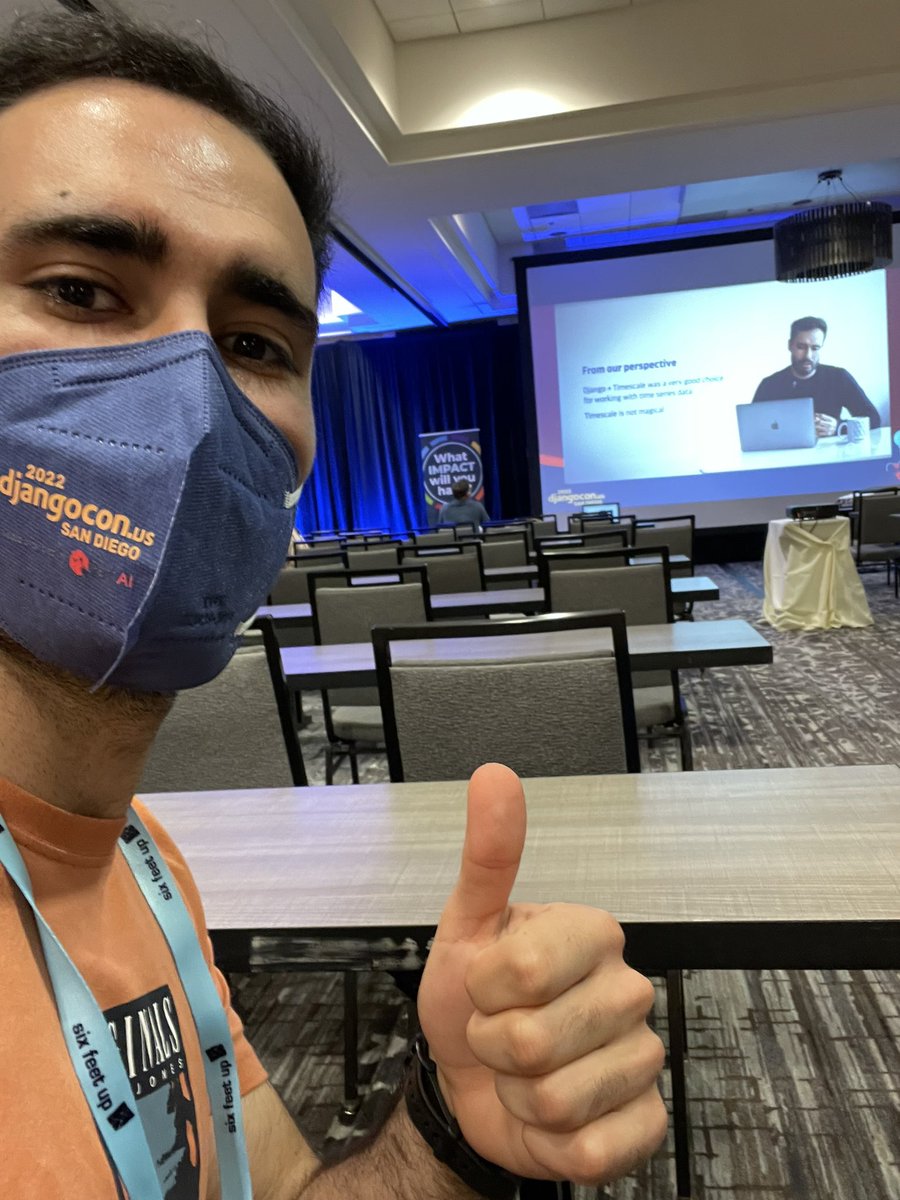 joaquinscocozza's tweet photo. Amazing first day at the @djangocon 🚀 It was very nice to watch my online talk at the main room and to attend some top-level talks from the other speakers 🔥 

Can’t wait for second round! https://t.co/GUJ2xP9l9h
