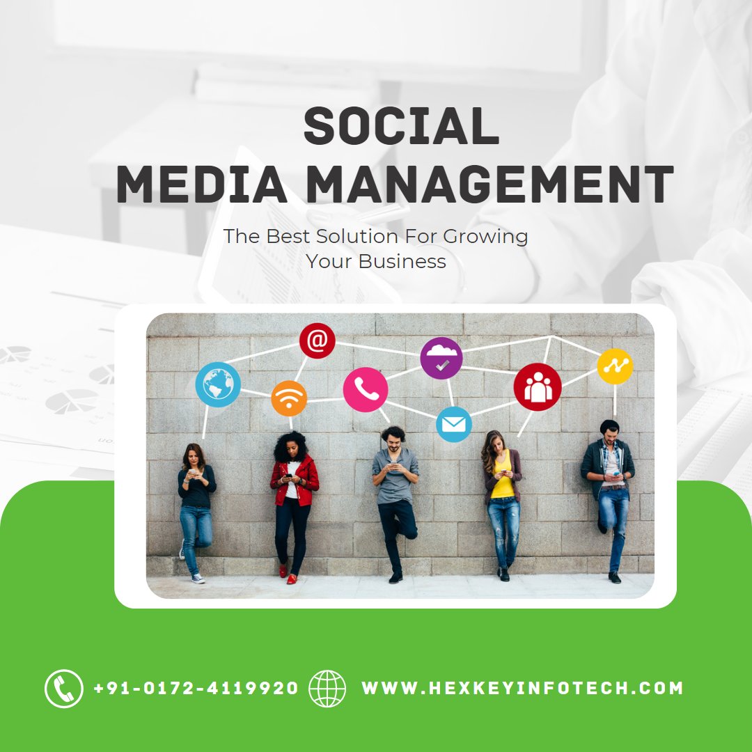 HexkeyInfotech's tweet photo. Looking for a #socialmediamanagement service that can help take your online presence to the next level? Look no further than #HexkeyInfotech. We offer a comprehensive suite of services that will help you maximize your impact on social media. Click here https://t.co/9U4GPWaUTO https://t.co/YGo4Zl0wRZ