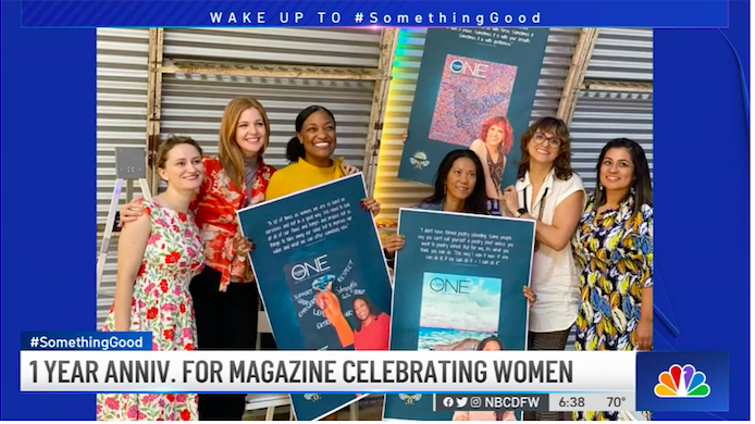 OTKMagazine's tweet photo. This picture is definitely going up on our wall🙌
(Yes, we're still excited about it ^^)
#womenteam #writersoftwitter #artistsoftwitter #womenempowerment #onetoknowmagazine #womensmagazine #artist #news @NBCDFW #writing https://t.co/bCOJw86cLH