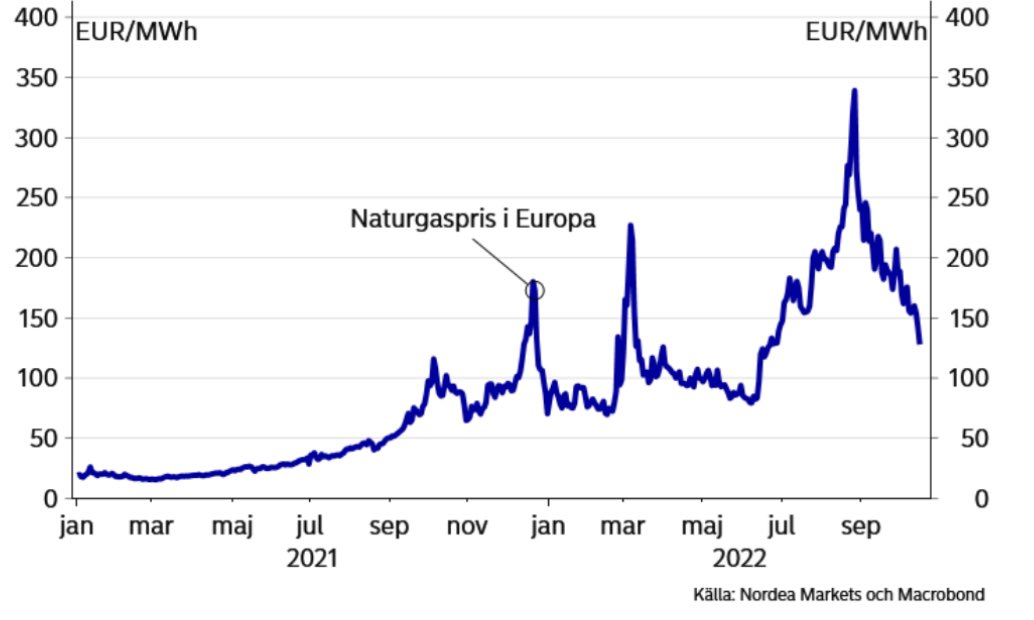 Inbland förlorar björnarna. Europa kommer klara vintern imo. EU naturgaspriser nästan nere på samma nivå som innan kriget.