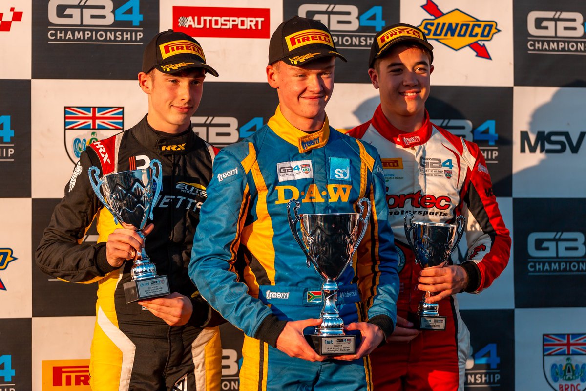 _SDTeam's tweet photo. What a weekend it was for the @KevinMillsRace team at Donington Park, with a hat-trick of wins in the @GB4Championship helping the squad secure the Teams’ Championship!

🏆🏆🏆

Read all about it in our full report
▶️ https://t.co/4MyWWNxdkp https://t.co/9Q9nVM1rsi