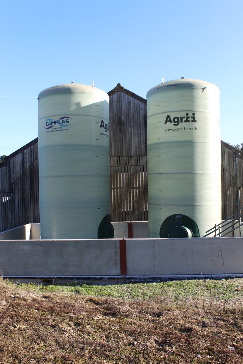2 x 50,000 Litre Liquid Fertiliser tanks delivered to a farm in Salisbury last week on behalf of <a href="/AgriiUK/">Agrii</a>