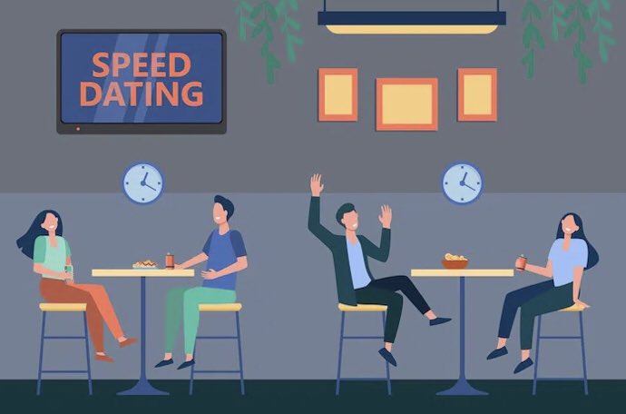 Hoy, <a href="/andreucasanova1/">andreu casanova</a> viene a hablarnos de nuevas técnicas para ligar… 

¿Conoces el speed dating? 

👇Escúchalo aquí👇

play.los40.com/emisora/los40_…

#TinderSorpresa #MorningBox #LOS40Classic #SóloTusNumeros1 #LaFórmulaOriginal
