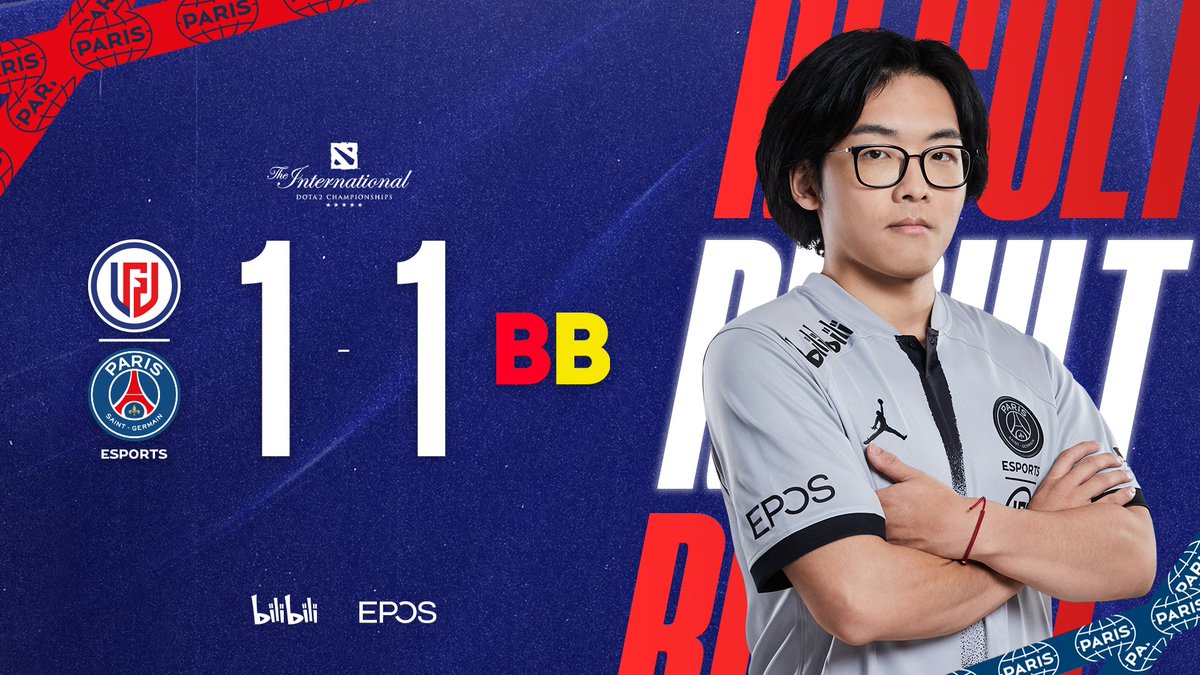 PSGeSports's tweet image. we tie our final game of the group stages, GG @BetBoomTeam!

#ICICESTPARIS🔴🔵 #TI11