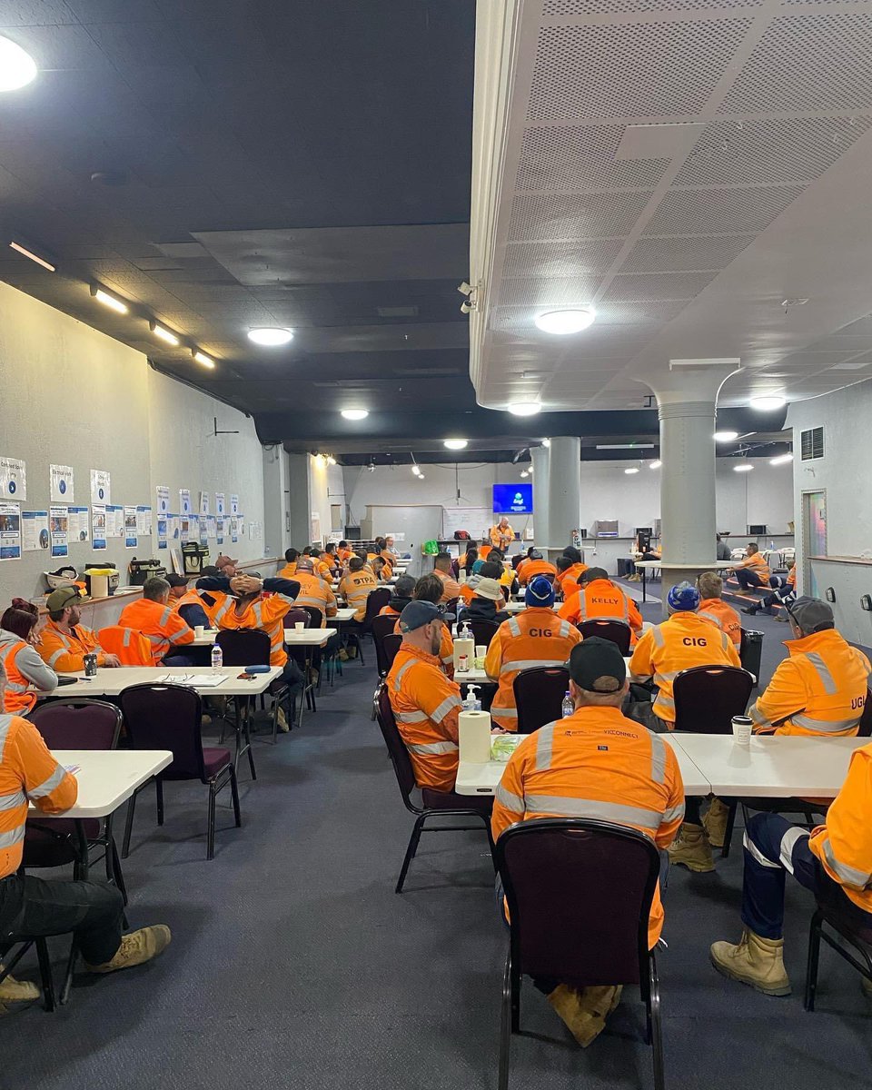 Day 1 of chatting to the legends at Civil Infrastructure Group, <a href="/VicTrack_Vic/">VicTrack</a> and <a href="/CFMEUVicTas/">CFMEU Vic-Tas</a> in Gippsland. 
The crew working on the railways work hard and we are so honoured to present Sayf to them and support where we can
#Mentalhealth #MentalHealthAwareness
