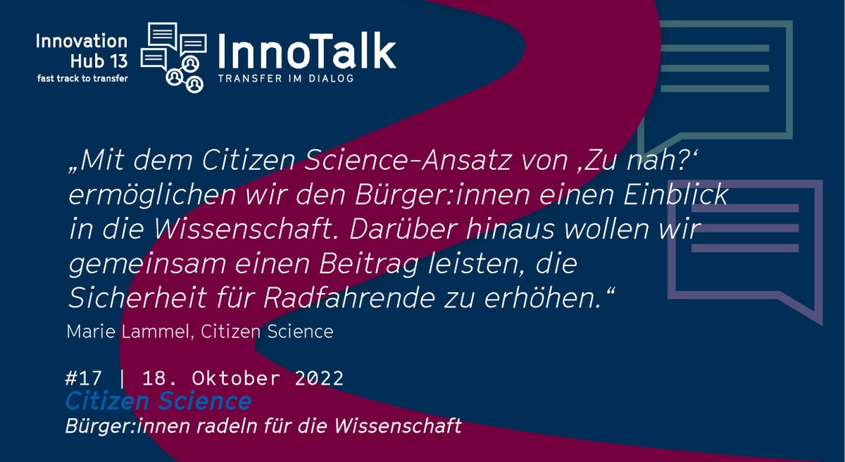 innohub13's tweet photo. Heute ging's im #InnoTalk um das #CitizenScience-Projekt #zunah! Hier messen Bürger:innen mit @OpenBikeSensor|en Überholabstände von Autos.

💡 Infos zum Projekt: https://t.co/mPnmDrJ3LG
➡️ Aufgezeichnungen + Datenblätter aller InnoTalks: https://t.co/AJjBhYUHhk

#IHS https://t.co/gVXFq6MKSm
