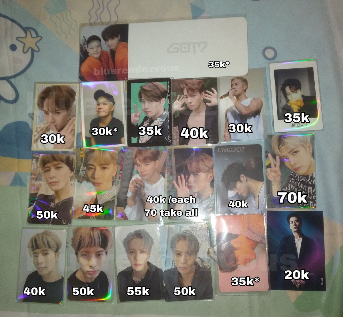 bluerendezvous_'s tweet photo. WTS PC GOT7

100% good condi (kecuali *)
dom Tangsel 📍
bisa co 🍊
bulk dapet diskon ✅
incl. fee packing ✅

#wtspocagot7 #wtspcgot7 https://t.co/O2MttUVnZ6