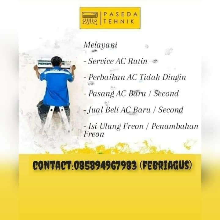 rivell_eripe's tweet photo. @sosmedkeras Dapatkan Harga terbaik dari kami. jasa service AC Terdekat dari tempat anda. Teknisi handal berpengalaman. Respon cepat.🙋🏻
=>👇👇👇
@service AC https://t.co/FMQyORWVgv
    Service AC https://t.co/FMQyORWVgv
 
Khusus area jakarta/tangerang
 📲:085894967983
 📞:085773450144 https://t.co/FAgW7IsIg7