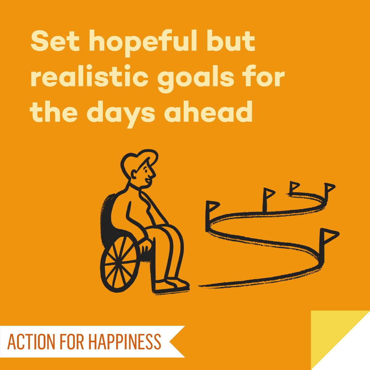 Optimistic October - Day 18: Set hopeful but realistic goals for the days ahead actionforhappiness.org/optimistic-oct… #OptimisticOctober