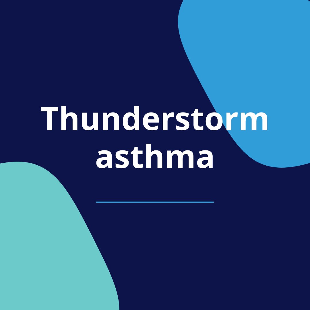 Peak thunderstorm asthma season is from 1 October until the end of December. Make sure you’re up to date on the latest information by reviewing the ‘Thunderstorm asthma’ section of the Australian Asthma Handbook: bit.ly/TA-AAH