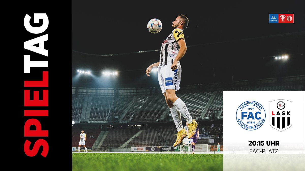 LASK_Official's tweet photo. ⚽ 𝗔𝗰𝗵𝘁𝗲𝗹𝗳𝗶𝗻𝗮𝗹𝗲 im #UNIQAOEFBCup
📰 Vorbericht 👉 https://t.co/fAxRAEFcie
🎟️ Tickets gibt's vor Ort an der Gästekassa
📺 Live auf ÖFB TV 👉 https://t.co/3l3j3F1F1n #FACASK #UNIQAOEFBCup 🏆 https://t.co/ZPaDf48jqr