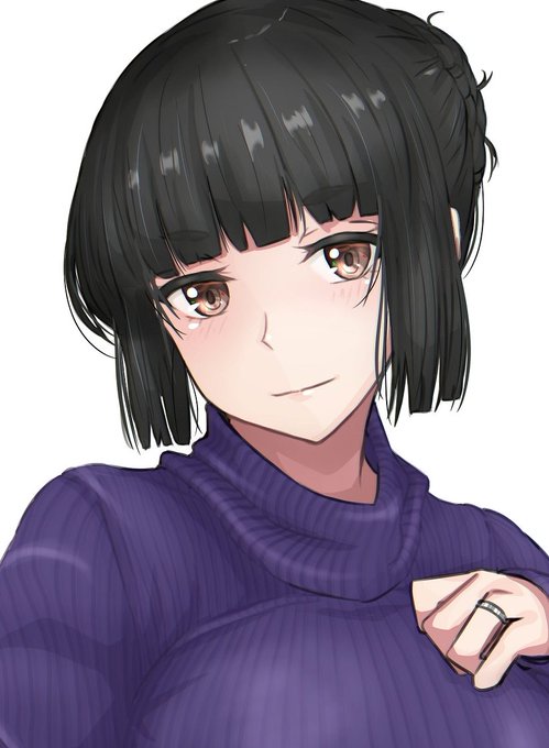 なかなか美人さんになったような
髪下ろし差分も描くぞい 