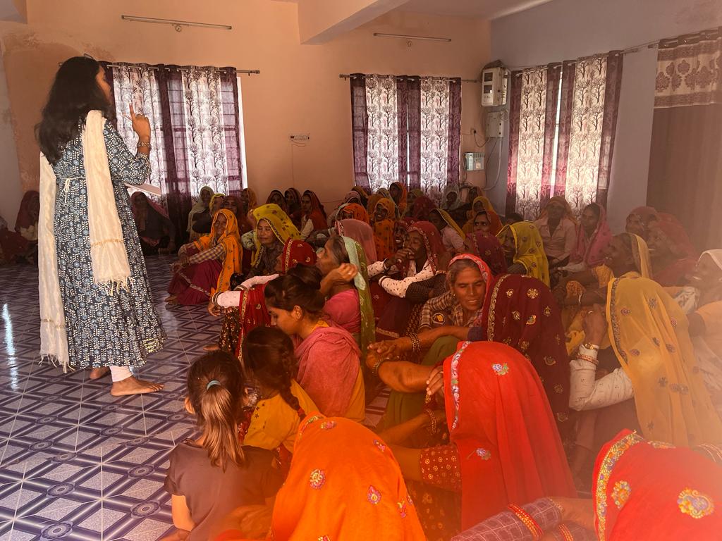 Successfully conducted meeting on 15 Oct 2022 at Lalsot #Dausa #Rajasthan in collab with Rajeevika & Rural Development Officer Awareness on #COVID_19 vaccination was disseminated & motivated for vaccination @USAID_MOMENTUM @JSIhealth @MoHFW_INDIA @usaid_india @USAID @PMOIndia