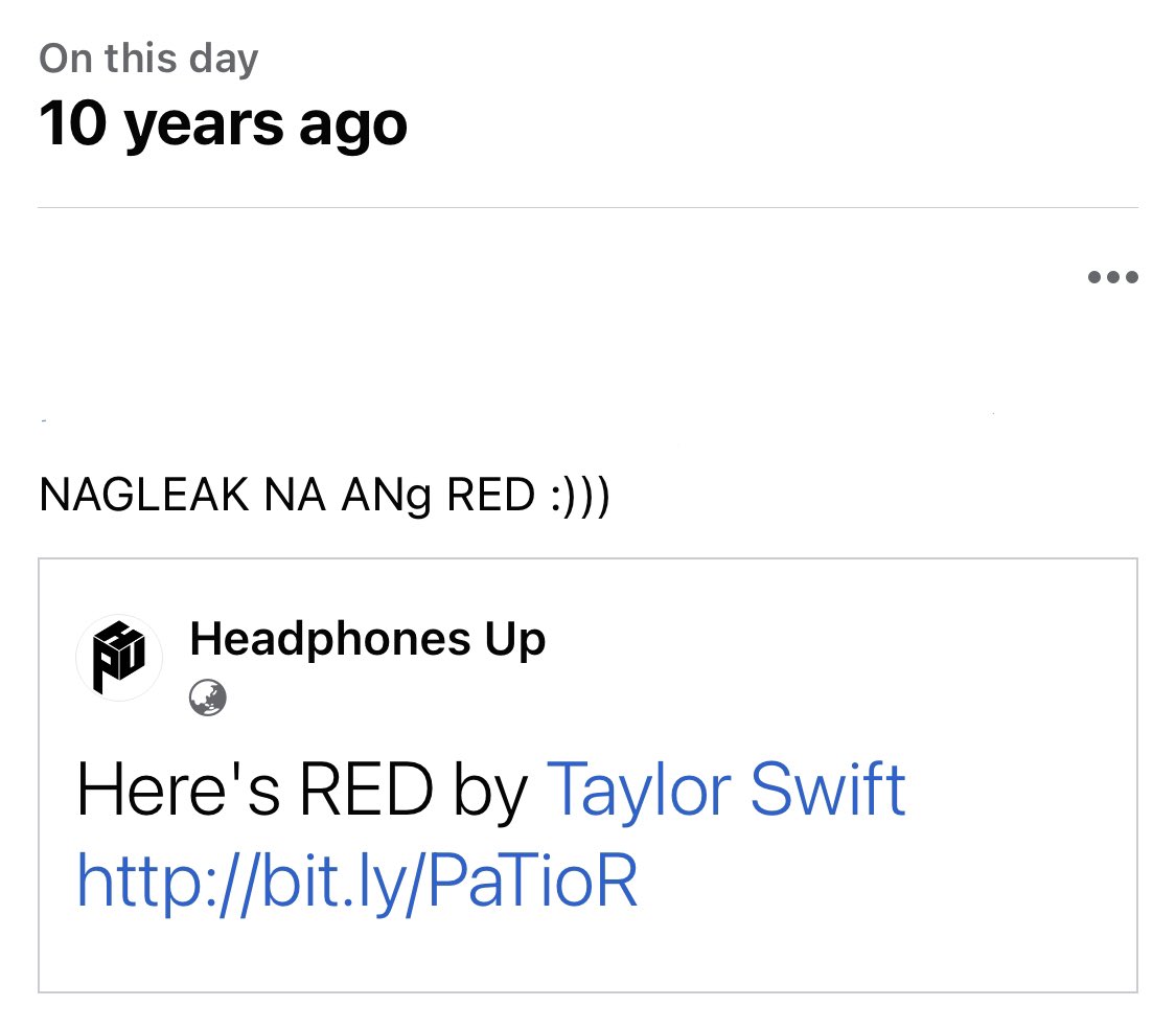 jominaviudez's tweet photo. On this day 10 years ago, RED WAS LEAKED 😭 #SorryTaylor https://t.co/u22Y17eM32
