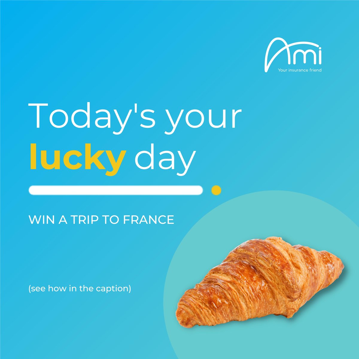 Have a great idea that could change the #insurance industry? 💡 That idea could win you a trip to France, for two.  WhatsApp "Hi"  to  087 700 9695 and share your idea with us. #WinningWithAmi #YourInsuranceFriend