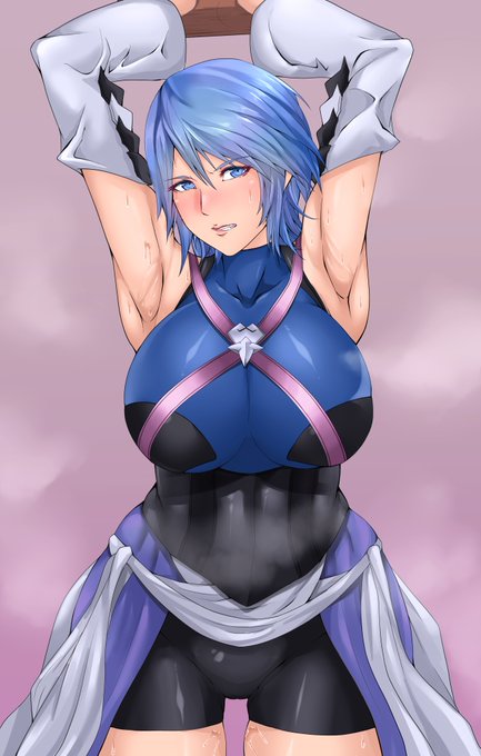 キングダムハーツのアクア
胸のベルト描き忘れてたので再投稿です… 