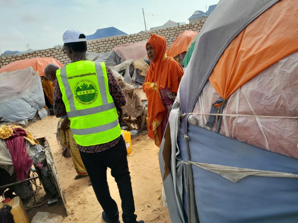 <a href="/sadosomalia1/">SADO Somalia</a>’s CCCM team collect data on the newly arrived families in Kismayo IDPs