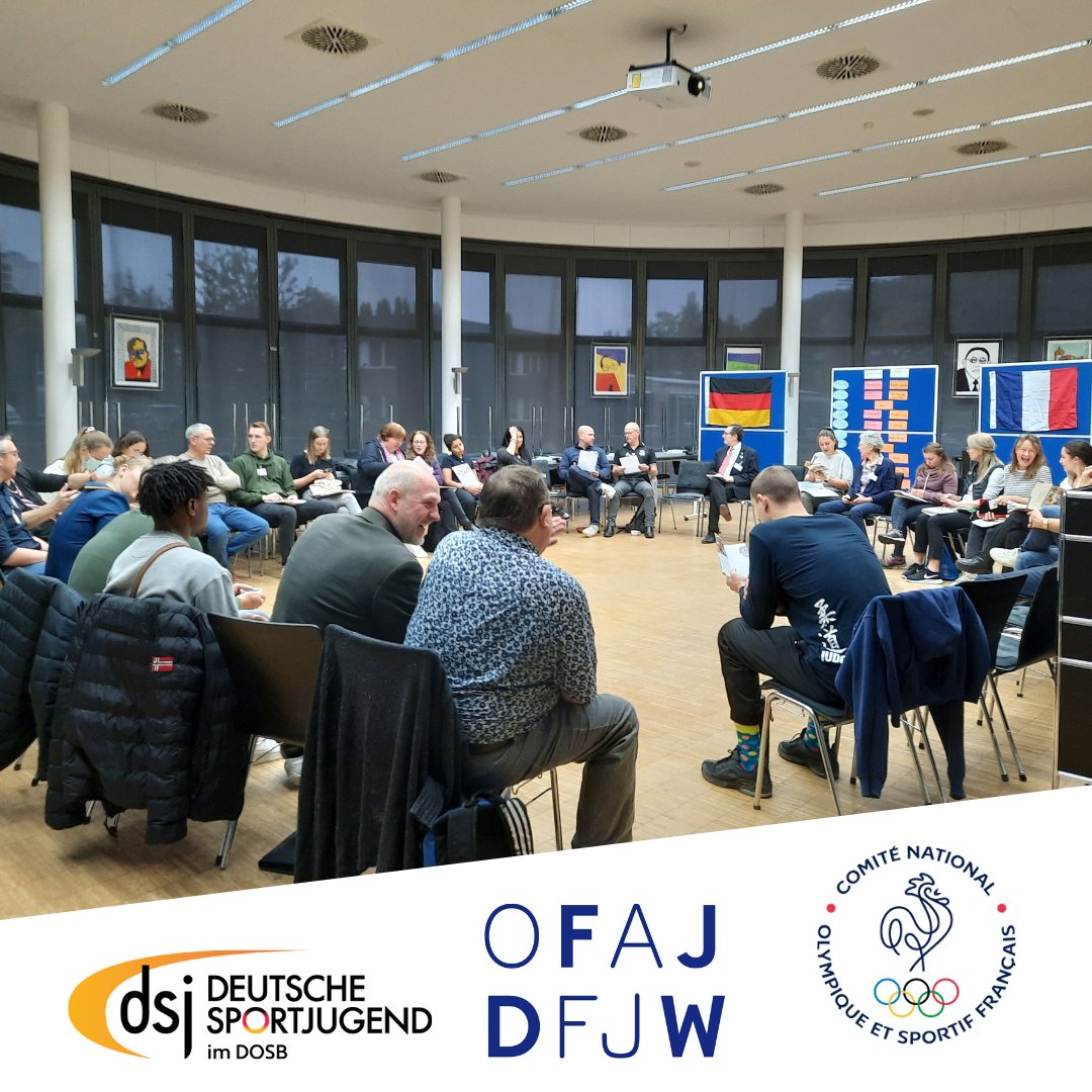 Tagung mit <a href="/FranceOlympique/">FranceOlympique</a> und Unterstützung <a href="/ofaj_dfjw/">🇫🇷 OFAJ_DFJW 🇩🇪</a> in Saarbrücken am Wochenende. Viele Teilnehmenden, spannender Austausch und neue Projektideen, die wir gemeinsam angehen! Wir wollen vielen jungen Menschen 🇩🇪-🇫🇷 Jugendbegegnungen im Sport ermöglichen! #sportunitestheworld
