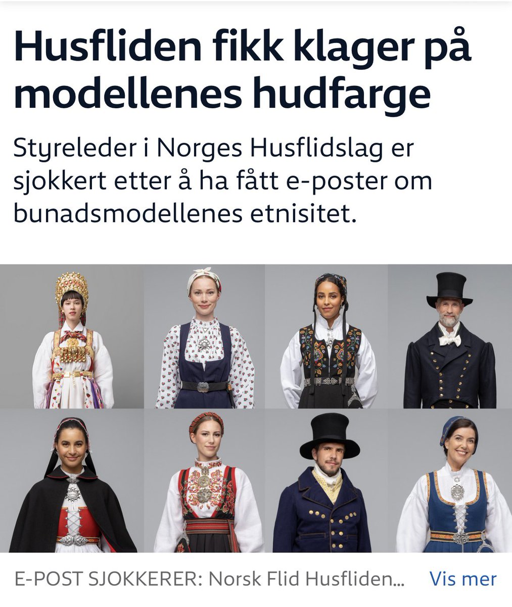 Tenk å være en sånn person som ser disse bildene og tenker det er innafor å sende en Mail for å klage på at noen av modellene ikke er hvite 👌🏾 Stay classy