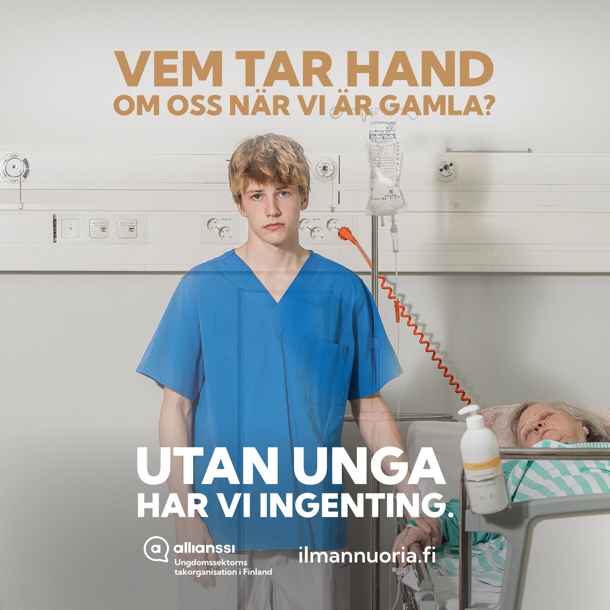Ilman nuoria meillä ei ole mitään – ei veronmaksajia, ei vastuunkantajia, ei vanhemmista ikäpolvista huolehtijoita. ‼️ Siksi nuorten hyvinvointi on nostettava tulevan hallitusohjelman kärjeksi. Tutustu kampanjaan: ilmannuoria.fi

#ilmannuoria #eduskuntavaalit2023