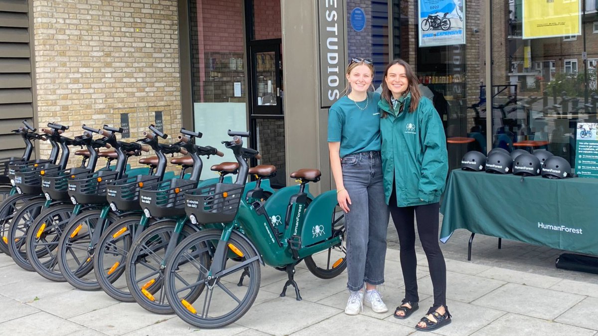SuttonCouncil's tweet photo. Seen our shiny new #HumanForest e-bikes around Sutton and want to know more? Then join our taster event TODAY! The team will show you how to get started and give you FREE ride codes
📅 18 October
⏰ 2-5.30pm
📍Trinity Square, Sutton town centre
https://t.co/DzMUB6wJd6 https://t.co/D3WIMdBlKV