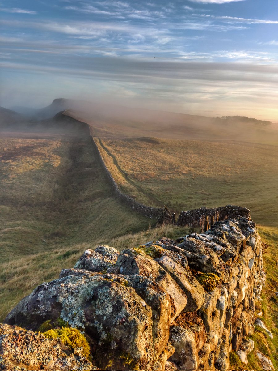 #hadrianswall #nationaltrail looking east towards Sewingshields