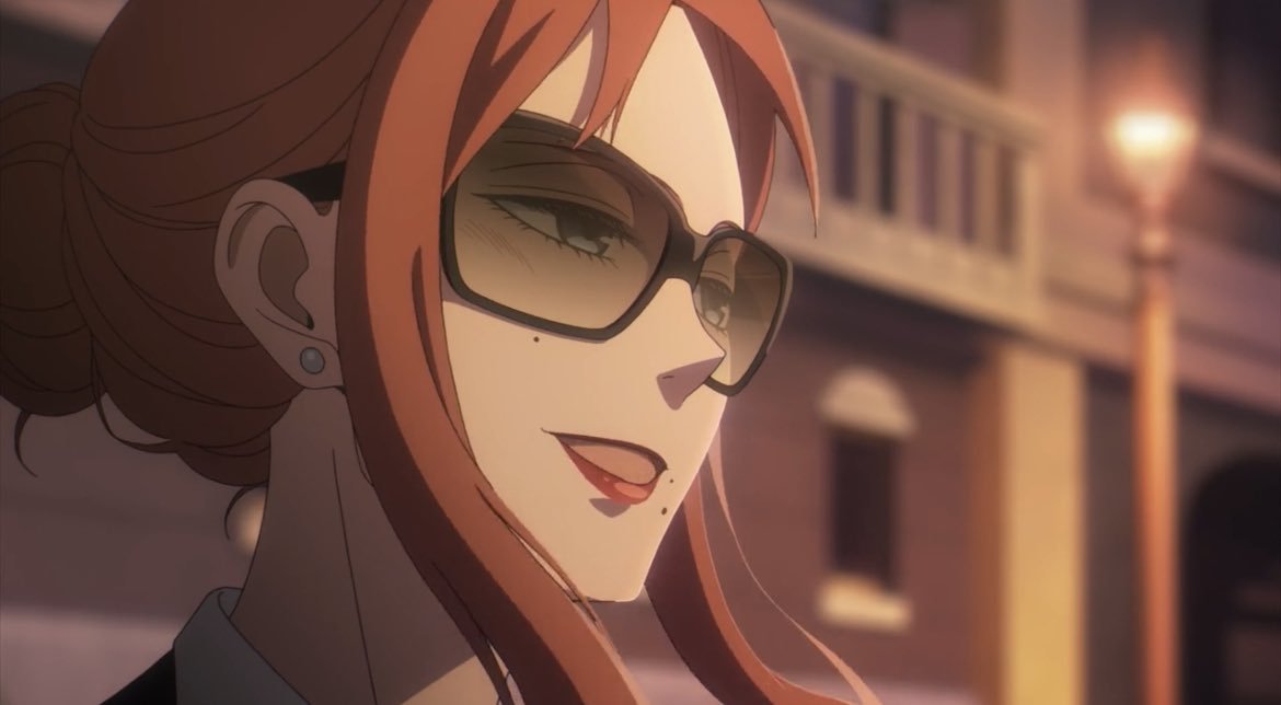 orangeotd's tweet image. the orange anime character of the day is sylvia sherwood from spy x family!