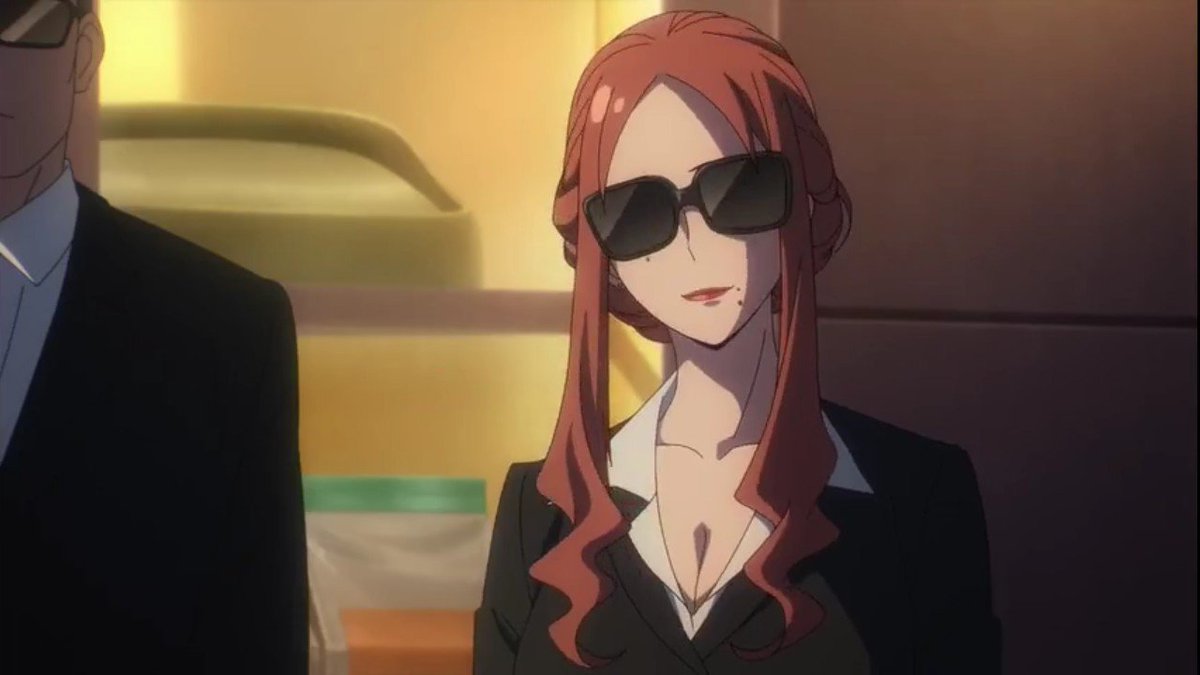 orangeotd's tweet image. the orange anime character of the day is sylvia sherwood from spy x family!