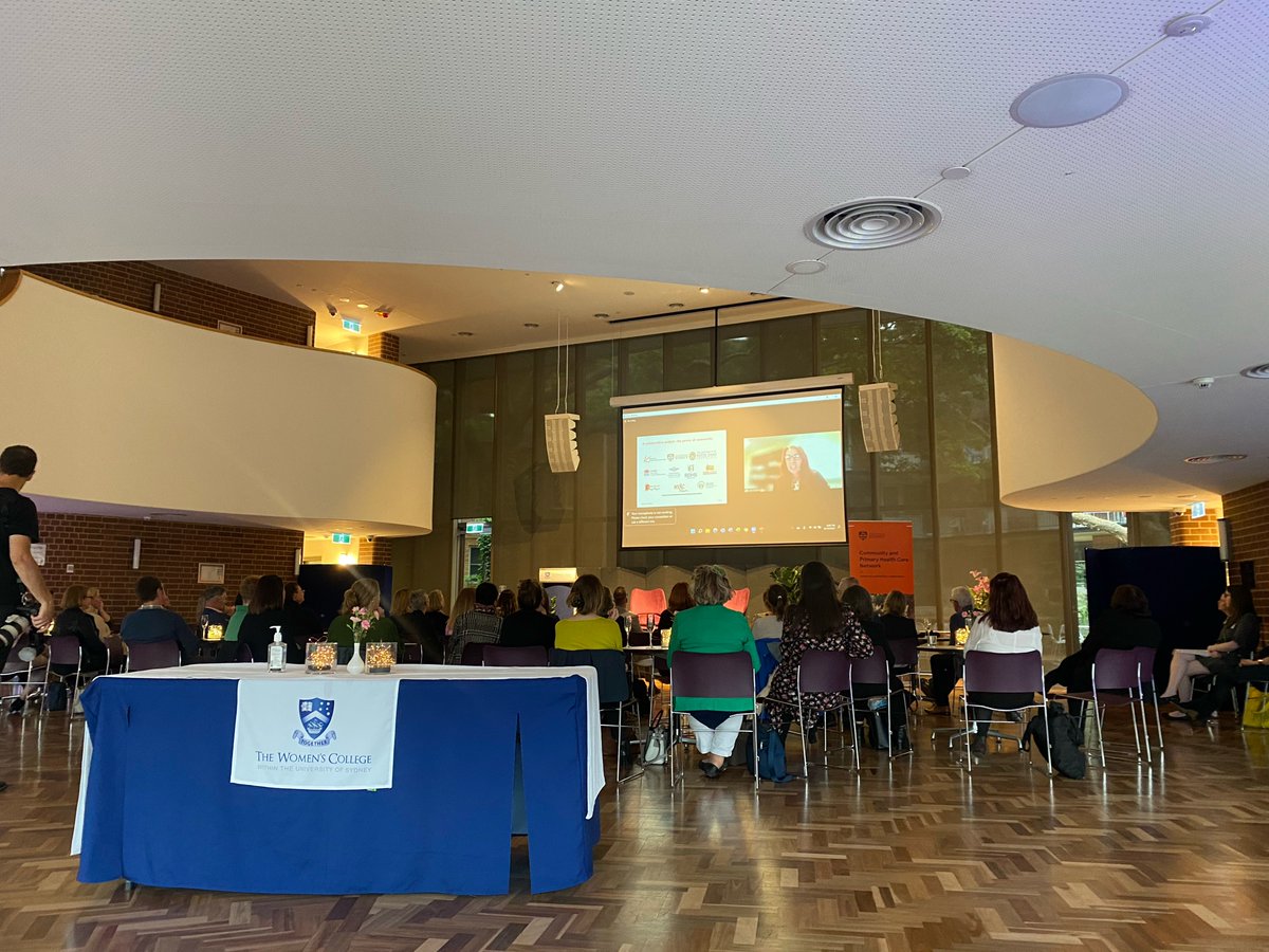 A Celebration of Nursing in the Community <a href="/syd_health/">Sydney Health</a> tonight. <a href="/SueRandallPHC/">Sue Randall</a> presenting on rural and remote placements program at Broken Hill. An excellent example of a strong partnership between unis, local health district, community and other health services. <a href="/UsydCPHCNetwork/">USyd CPHCNetwork</a>