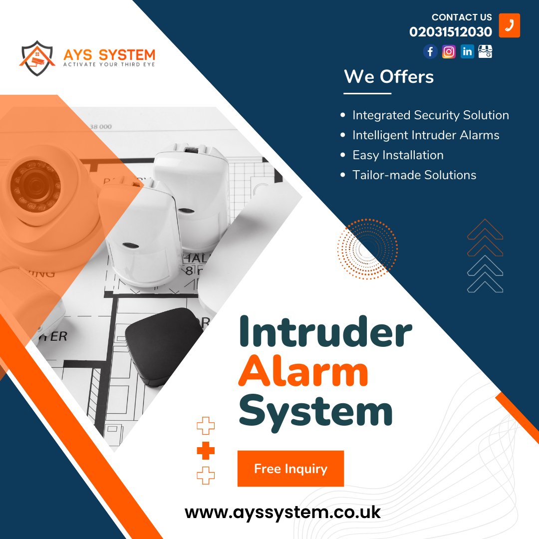 ayssystem's tweet photo. Best Intruder Alarm Installation Services Provider in London
https://t.co/5qCKe3J0j6
 +44 7440 755935
#AYSSystem
#AYSintruderalarmsysteminstallation
#securitysysteminstallationnearme
#accesscontrolinstallation
#burglaralarminstallationnearme
#homesecurityinstallationnearme https://t.co/RnWTe4RjcQ