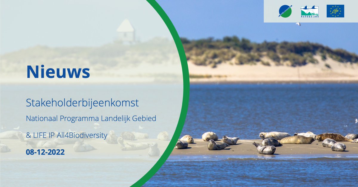 A4Biodiversity's tweet photo. 8 december vindt er een bijeenkomst plaats vanuit All4Biodiversity en NPLG! Tijdens deze bijeenkomst gaan we o.a. in gesprek over gebiedsgerichte samenwerking en vinden er praktische workshops plaats. Meer info👉🏻: https://t.co/nDZT1IeWb7 https://t.co/1i1BJ2jjgz