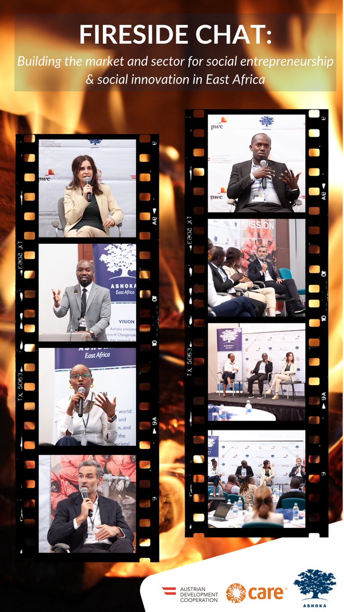 AshokaAfrica's tweet photo. A fireside chat on Building the Market and Sector for Social Entrepreneurship and Social Innovation in East Africa

#ecosystemcollaboration 
#CARE
#INGOpartnerships
#Everyoneachangemaker
#Changemaking https://t.co/HR3lWKeXb4