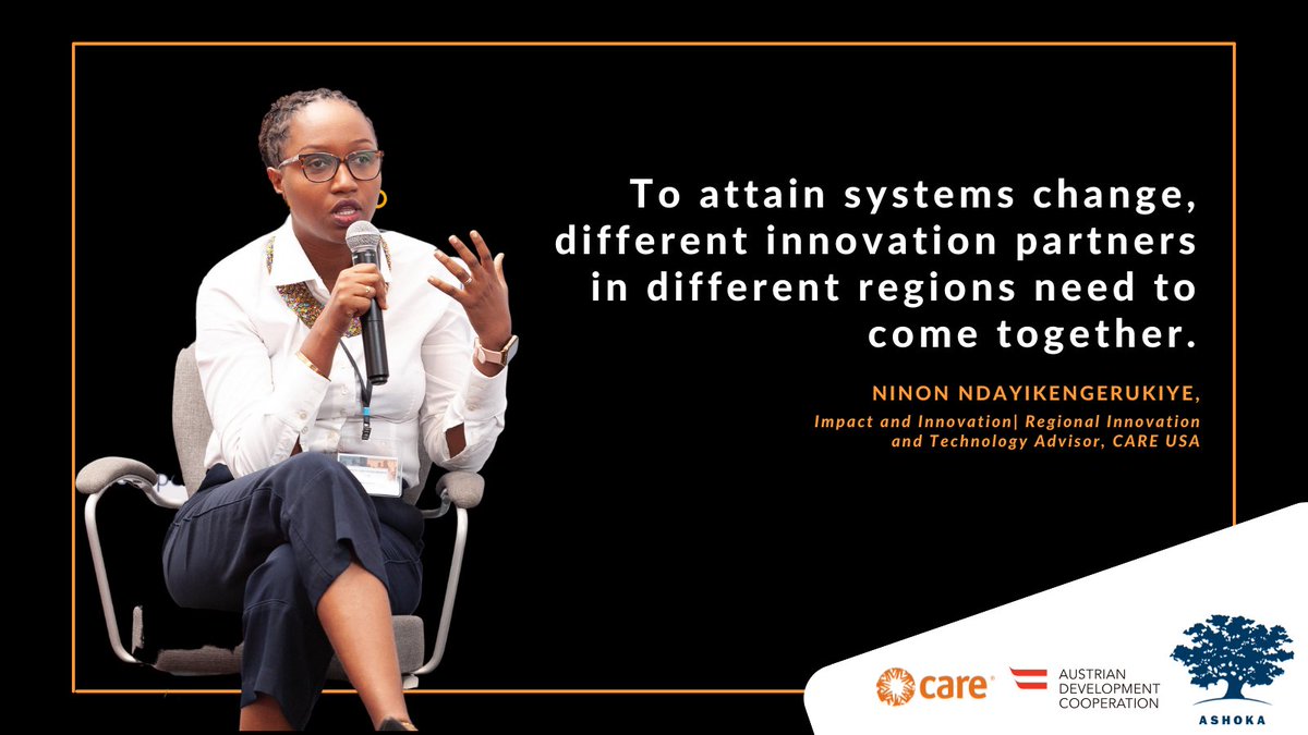 AshokaAfrica's tweet photo. A fireside chat on Building the Market and Sector for Social Entrepreneurship and Social Innovation in East Africa

#ecosystemcollaboration 
#CARE
#INGOpartnerships
#Everyoneachangemaker
#Changemaking https://t.co/HR3lWKeXb4