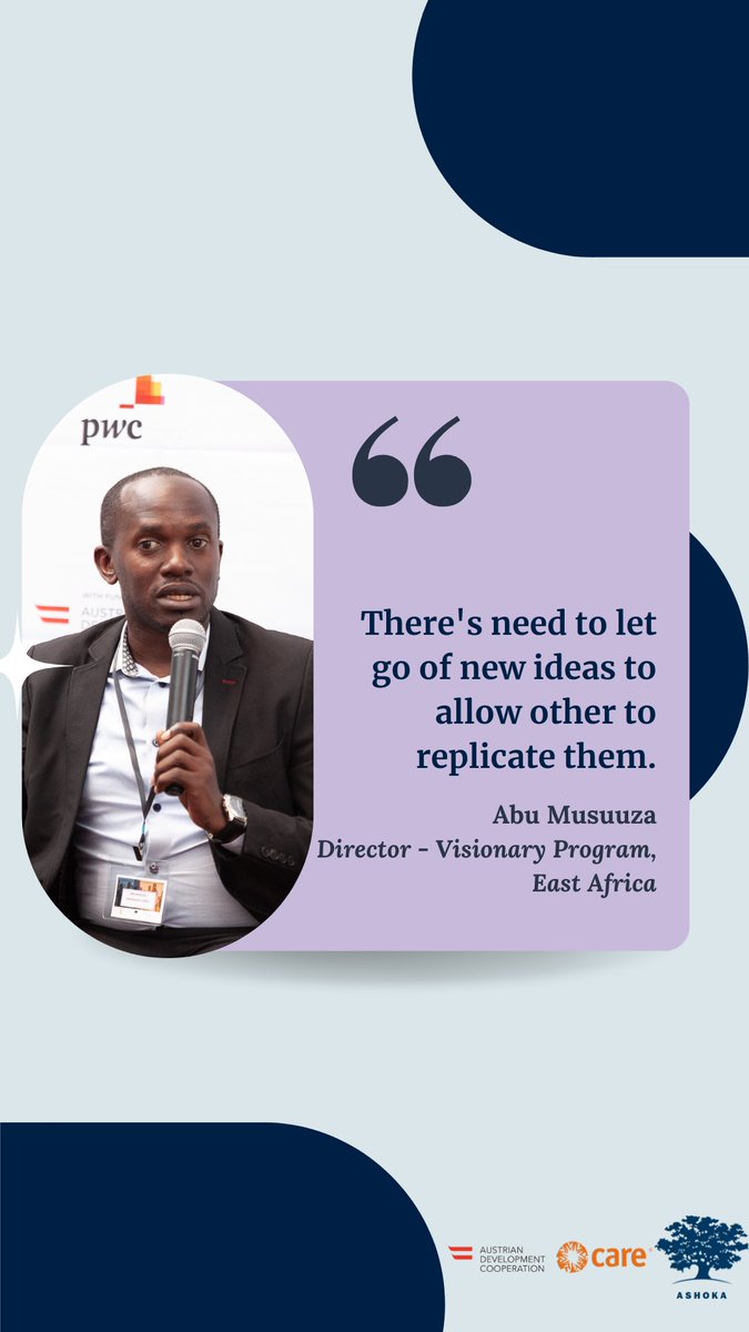 AshokaAfrica's tweet photo. A fireside chat on Building the Market and Sector for Social Entrepreneurship and Social Innovation in East Africa

#ecosystemcollaboration 
#CARE
#INGOpartnerships
#Everyoneachangemaker
#Changemaking https://t.co/HR3lWKeXb4