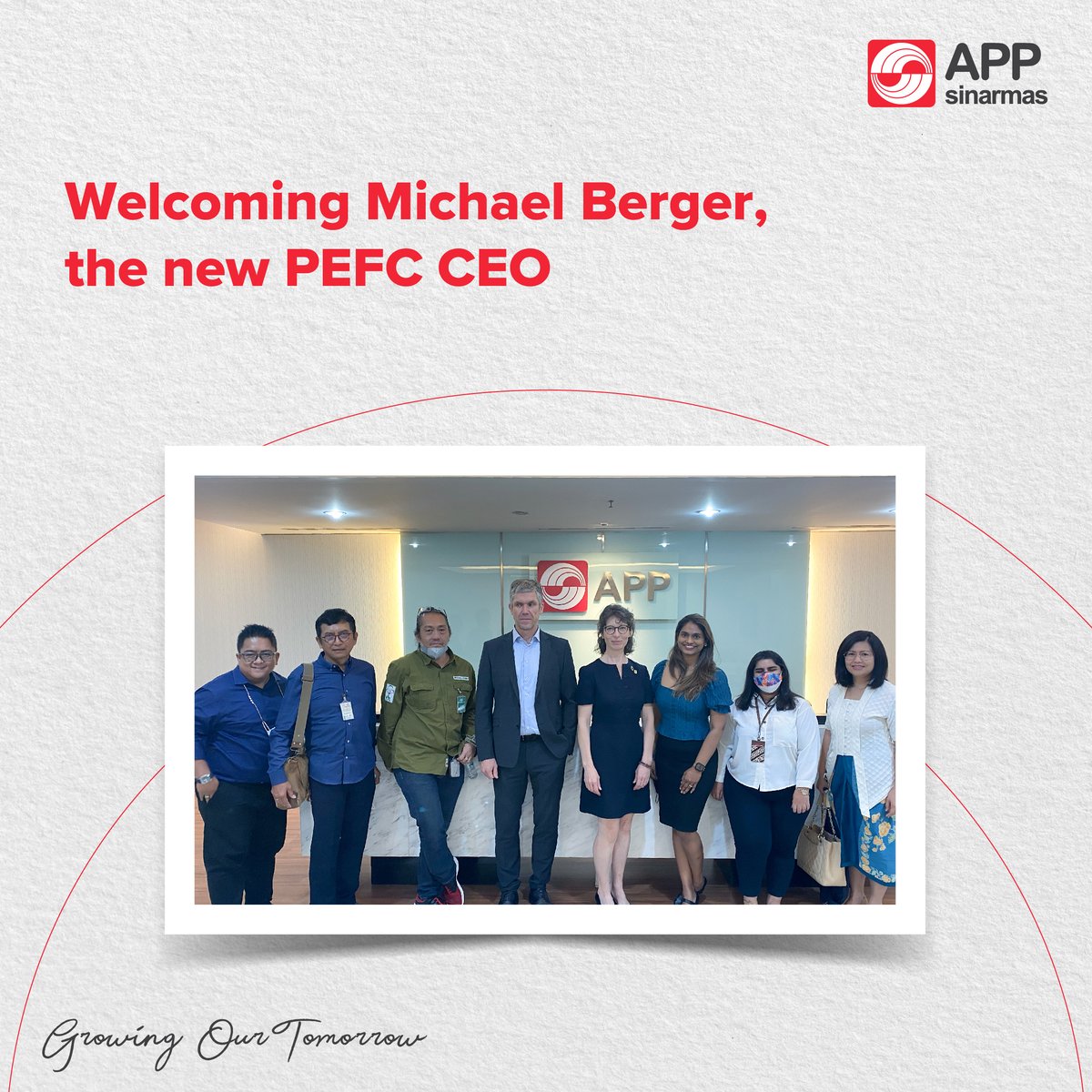 APPGroup_ID's tweet photo. APP had the pleasure of welcoming Michael Berger, PEFC’s newly-appointed CEO, to our corporate headquarters in Jakarta. We look forward to working with him as we continue our work with PEFC to strengthen sustainable forest management and forest certification globally. https://t.co/voL9MhzVDv