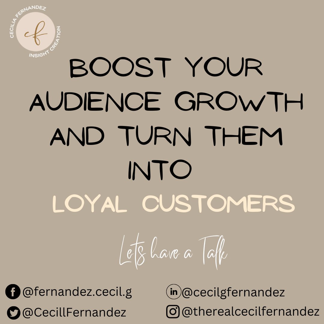 CecillFernandez's tweet image. The first thing you need to do is to know your audience. Once you know what they need, the next step is to make sure you are able to give them exactly what they are looking for. 👁 I am capable in connecting with people.🤝

#DependableVirtualAssistant
#Aurora