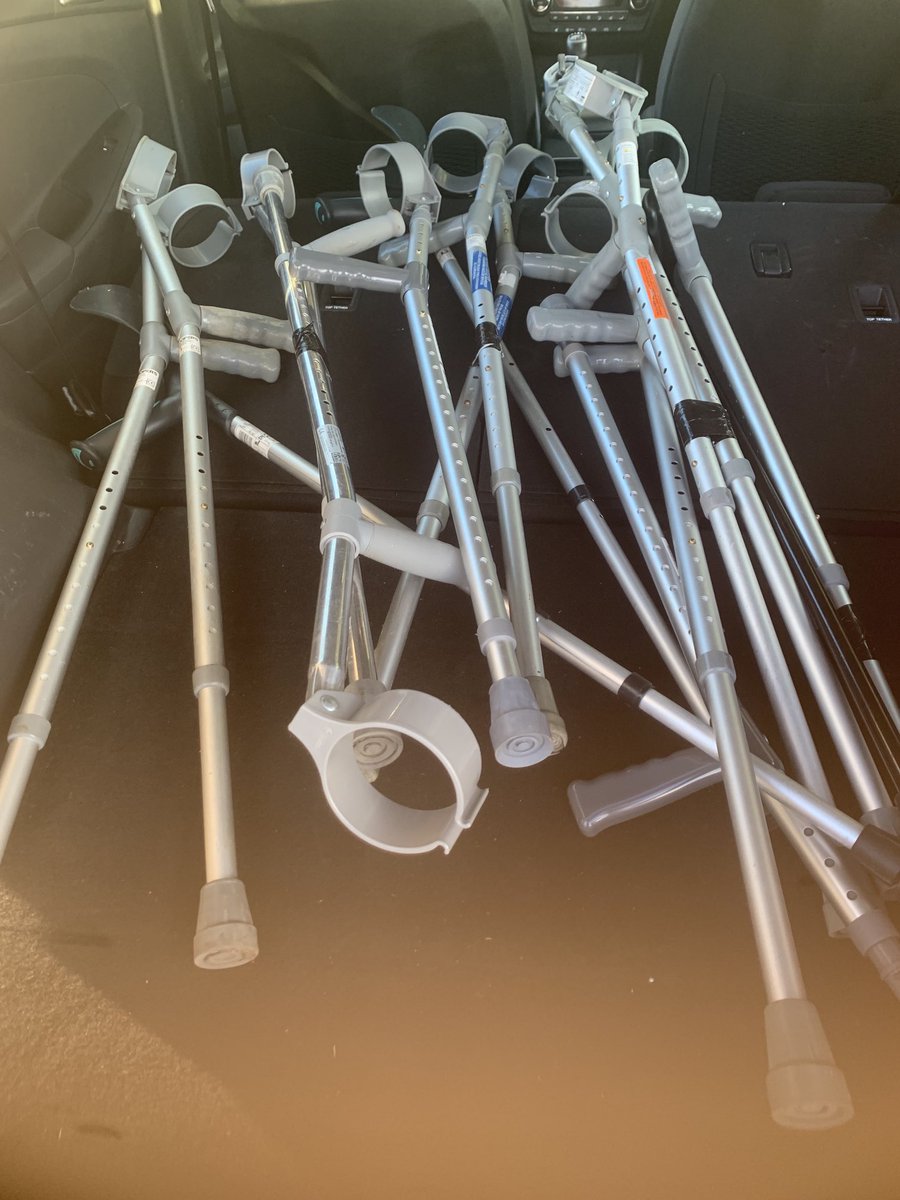 Airedaleahps's tweet image. 1/2  On #nationalrecycleweek We are pleased to post some progress with our walking aids reuse scheme across #Bradforddistrictandcraven   

Collected these from ⁦@bradfordmdc⁩ recycling centres and will be cleaned inspected will be prescribed to our patients