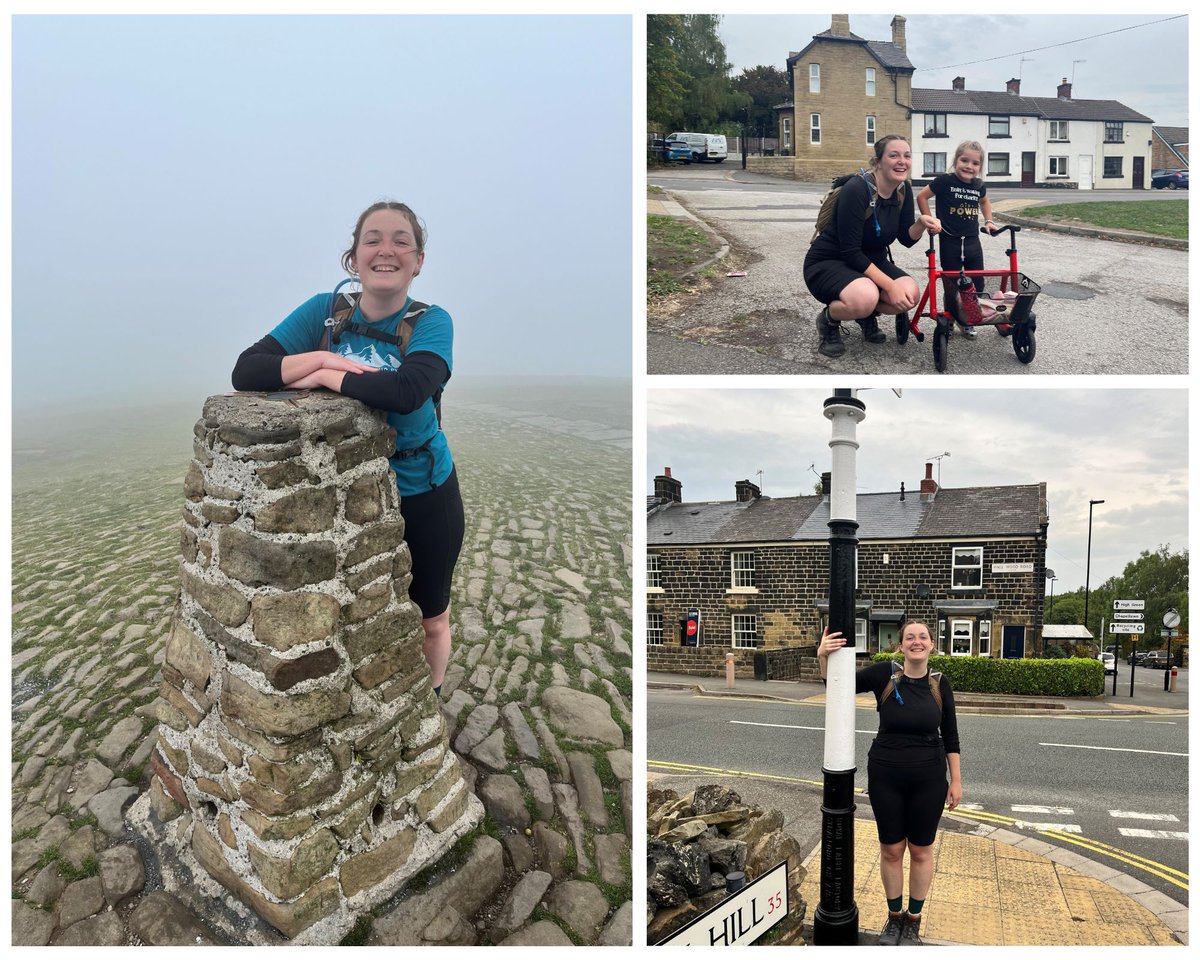 Housemarkltd's tweet photo. We’re so proud of our Research Analyst Emma Ratcliffe who trekked from Mam Tor in the Peak District to her home in Chapeltown Sheffield, to fundraise for her niece Emily and Sheffield Children’s Hospital. Discover more and donate here https://t.co/H8AdnU3Wfi #celebratingourpeople https://t.co/4pDrAqdjdr