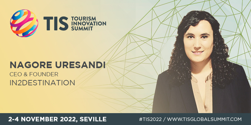 #RT <a href="/tissevilla/">Tourism Innovation Summit</a>: Nagore Uresandi, CEO &amp; Founder at <a href="/in2destination/">in2destination</a> will be speaking at #TIS2022!

👉🏻 Get your ticket here: tisglobalsummit.com/visit/tickets-… 

📅 Take a look at our preliminary agenda: tisglobalsummit.com/congress/agend…