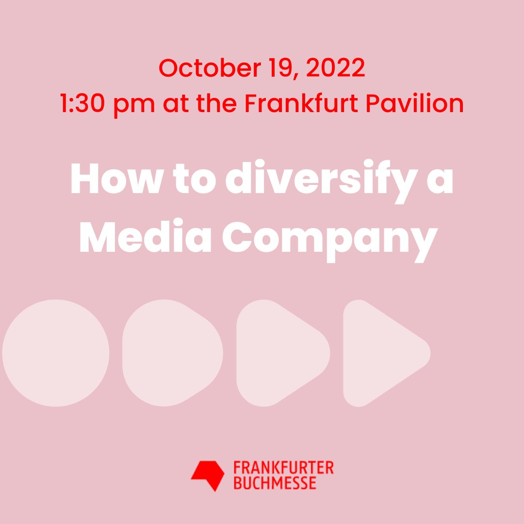 HoltzbrinckBLN's tweet photo. Wie können Medienunternehmen strukturell vielfältiger werden? Morgen sprechen dazu auf der #fbm22 u.a. Jessica Gedamu @SpringerNature, @chipondac @DeutscheWelle, @zai_rambles @Spotlight_Mgmt &amp; via Video @SpeakLaToyaRose @MacmillanUSA: https://t.co/fbUGXHoQgE https://t.co/DHI03rz6gn