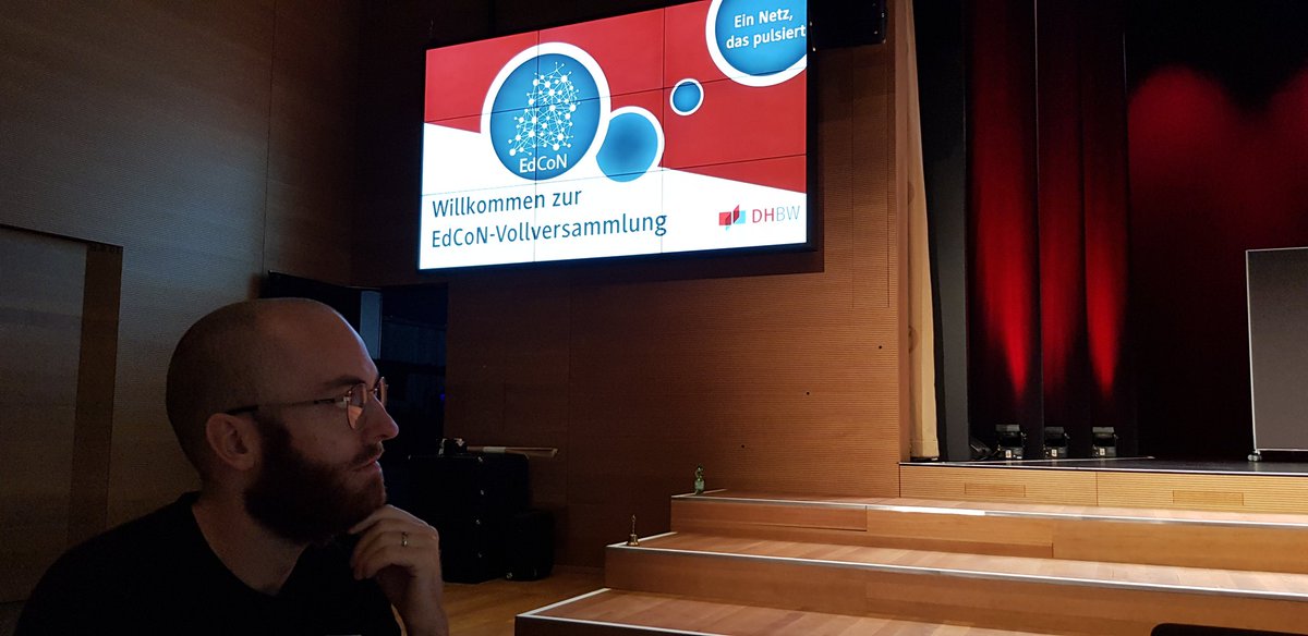 Die @dhbwhdh ist mit <a href="/AureliaFuture/">AuReLiA - Future Learning</a> als Vertreterin von ECC1 Lernortkooperation entlang des Virtuality Continuum zwischen DHBW, duale Partner und internationale Partnerhochschule. <a href="/sabine_dhbw/">sabine_dhbw</a>