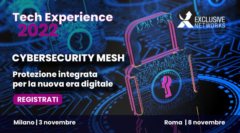 MilenaLazzaroni's tweet photo. Appuntamenti da non perdere con la #DigitalTransformation e “working from everywhere”:
#TechExp2022 con @EXN_IT
🚀Milano 3 novembre
🚀Roma 8 novembre
Scoprirai il nuovo approccio alla sicurezza: #CyberSecurity Mesh
🔜https://t.co/OgWTMrr5in #tech #ad
#tech AD https://t.co/M7FFLCPbZq